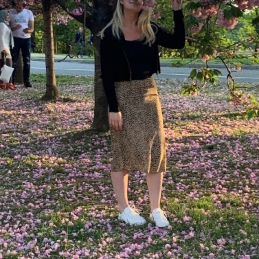 Brandy Melville Leopard Skirt
